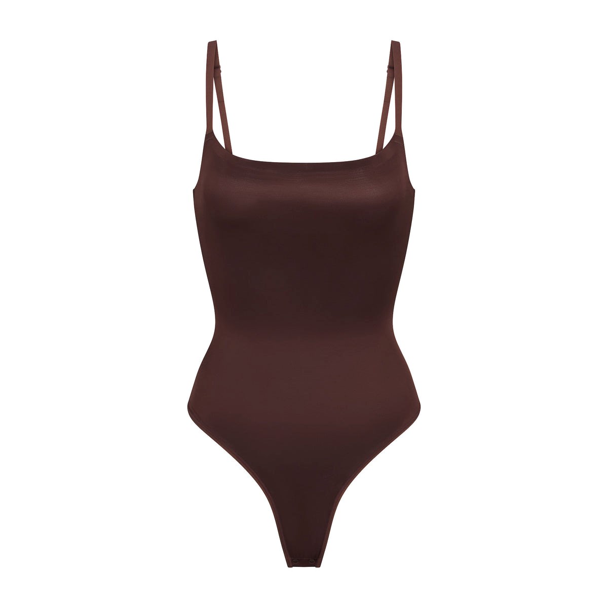 SKIMS Barely There Scoop Bodysuit Cocoa | 429HKIEJF