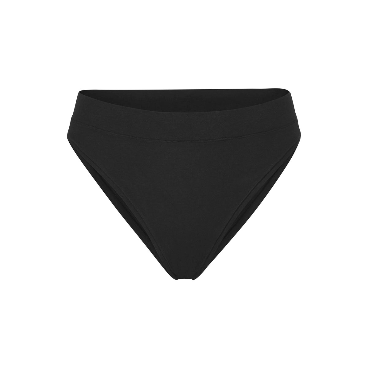 SKIMS Coton Jersey Cheeky Tanga Soot | 597GCPRFQ