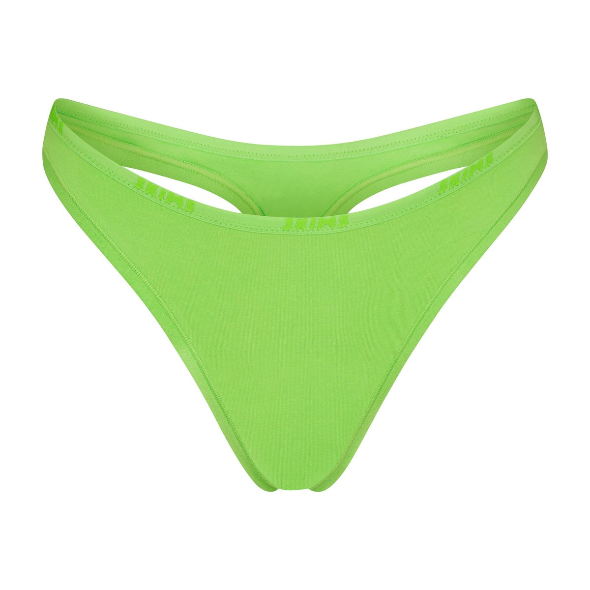 SKIMS Coton Logo Dipped Lanières Vert | 387XINYUZ