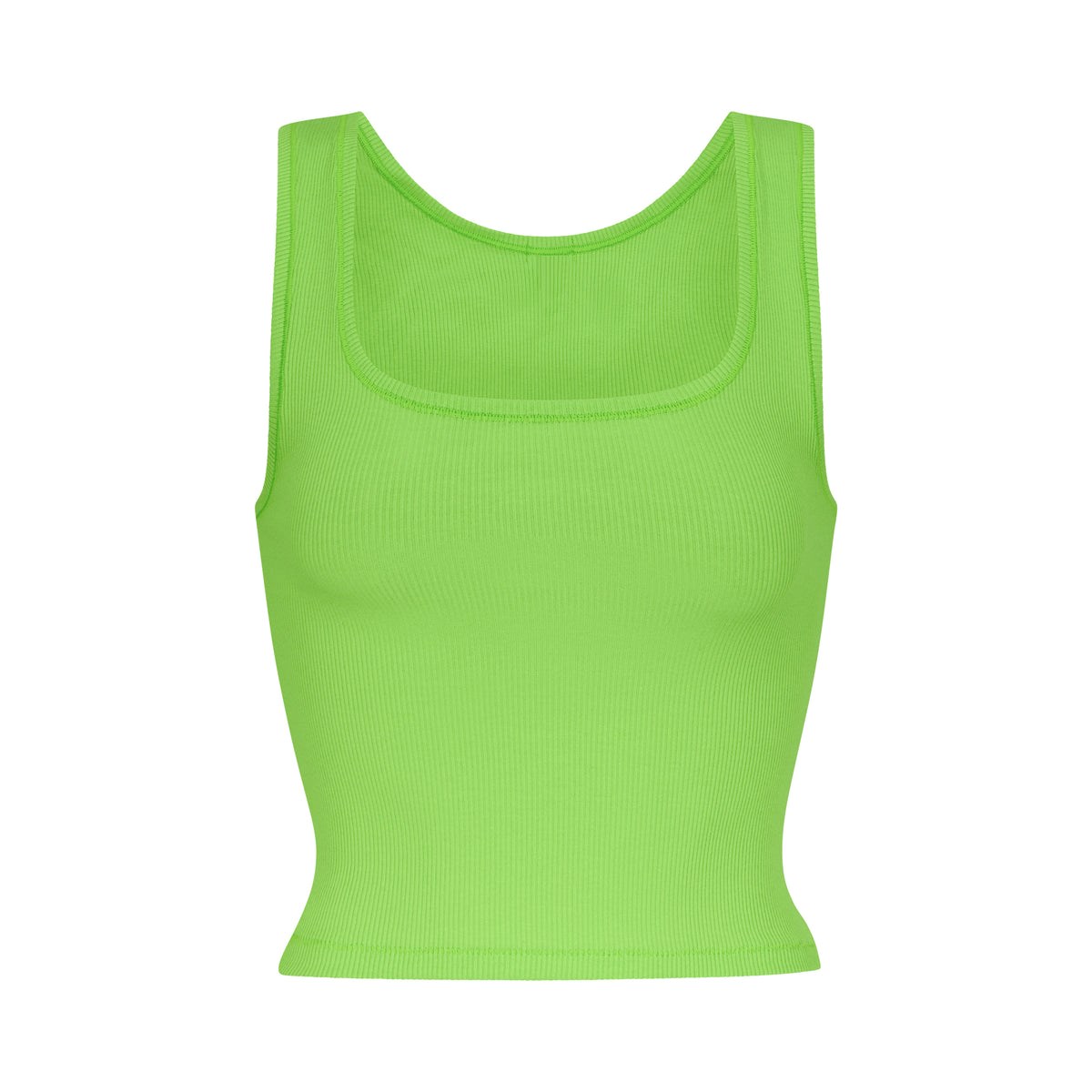 SKIMS Coton Rib Tank Vert | 286FVGBLN