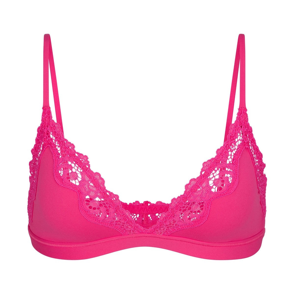 SKIMS Fits Everybody Dentelle Triangle Bralette Rose | 613SRMDCY