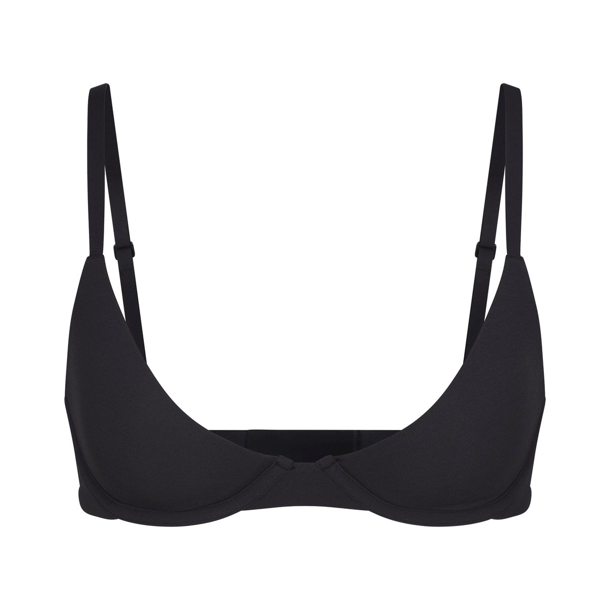 SKIMS Fits Everybody Plunge Bra Onyx | 826KOACTW