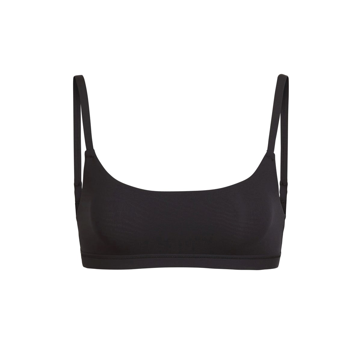 SKIMS Fits Everybody Scoop Bralette Onyx | 198MUIOBJ