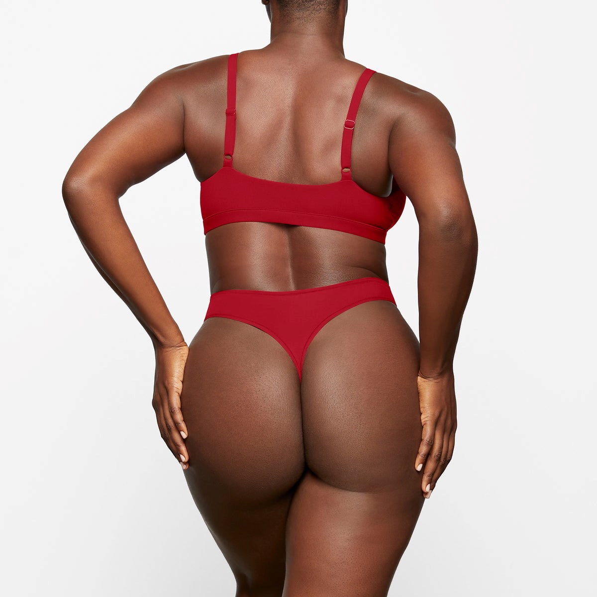 SKIMS Fits Everybody Scoop Bralette Pack Brick Multi | 867NWAUBF