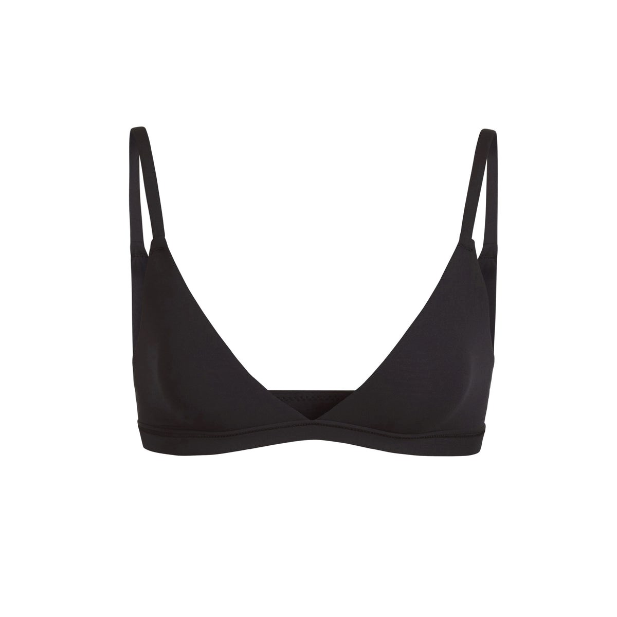 SKIMS Fits Everybody Triangle Bralette Onyx | 489OBHUEV