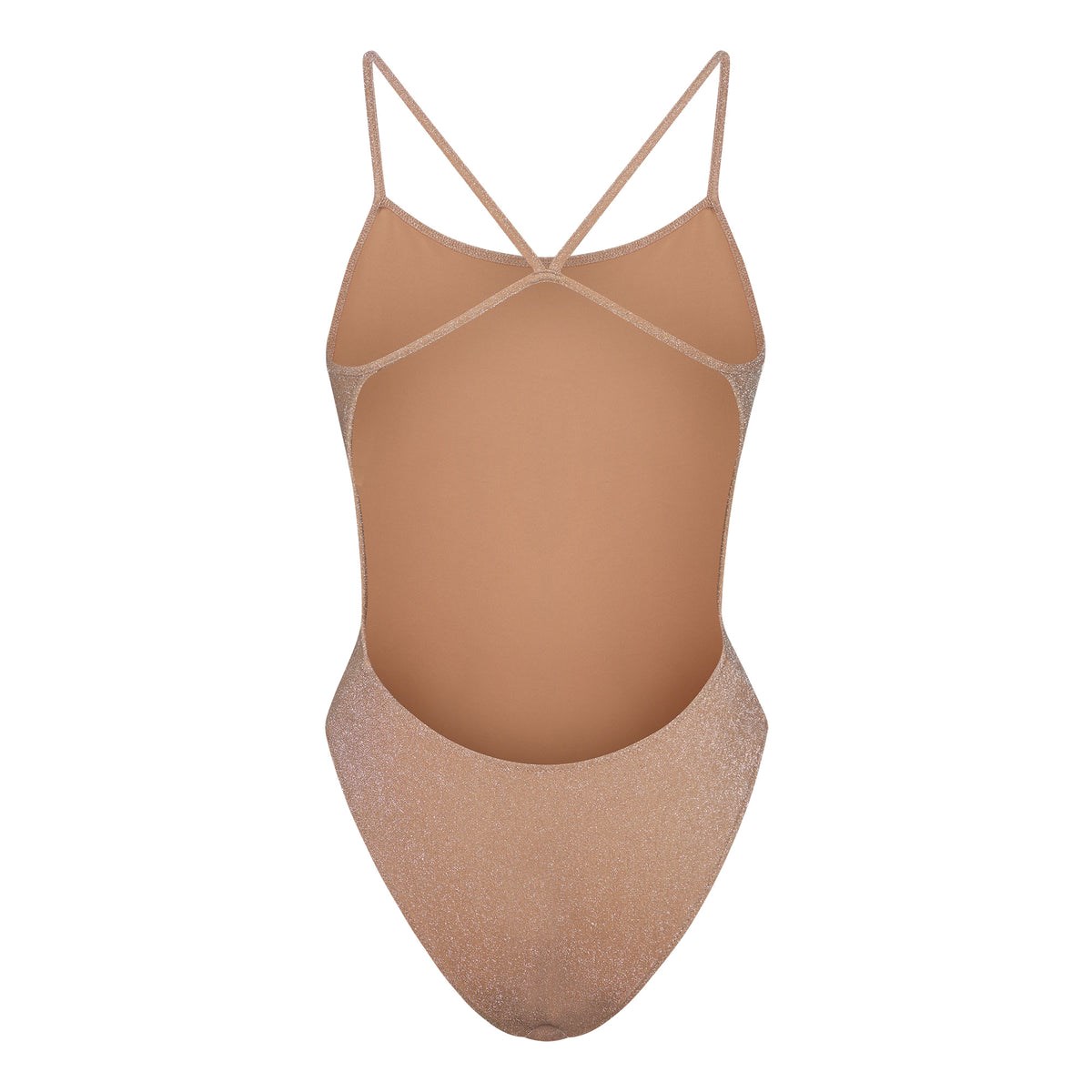 SKIMS Glitter Swim One Piece Sienna | 713HLBQPR