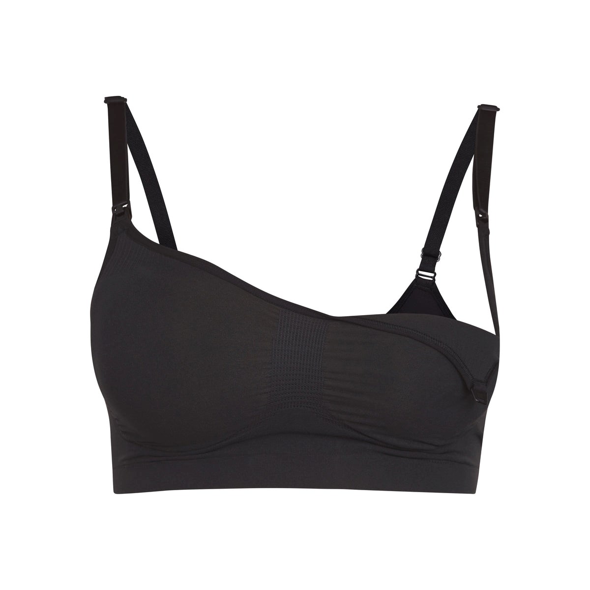 SKIMS Maternity Nursing Sculpting Bra Onyx | 201CBUMES