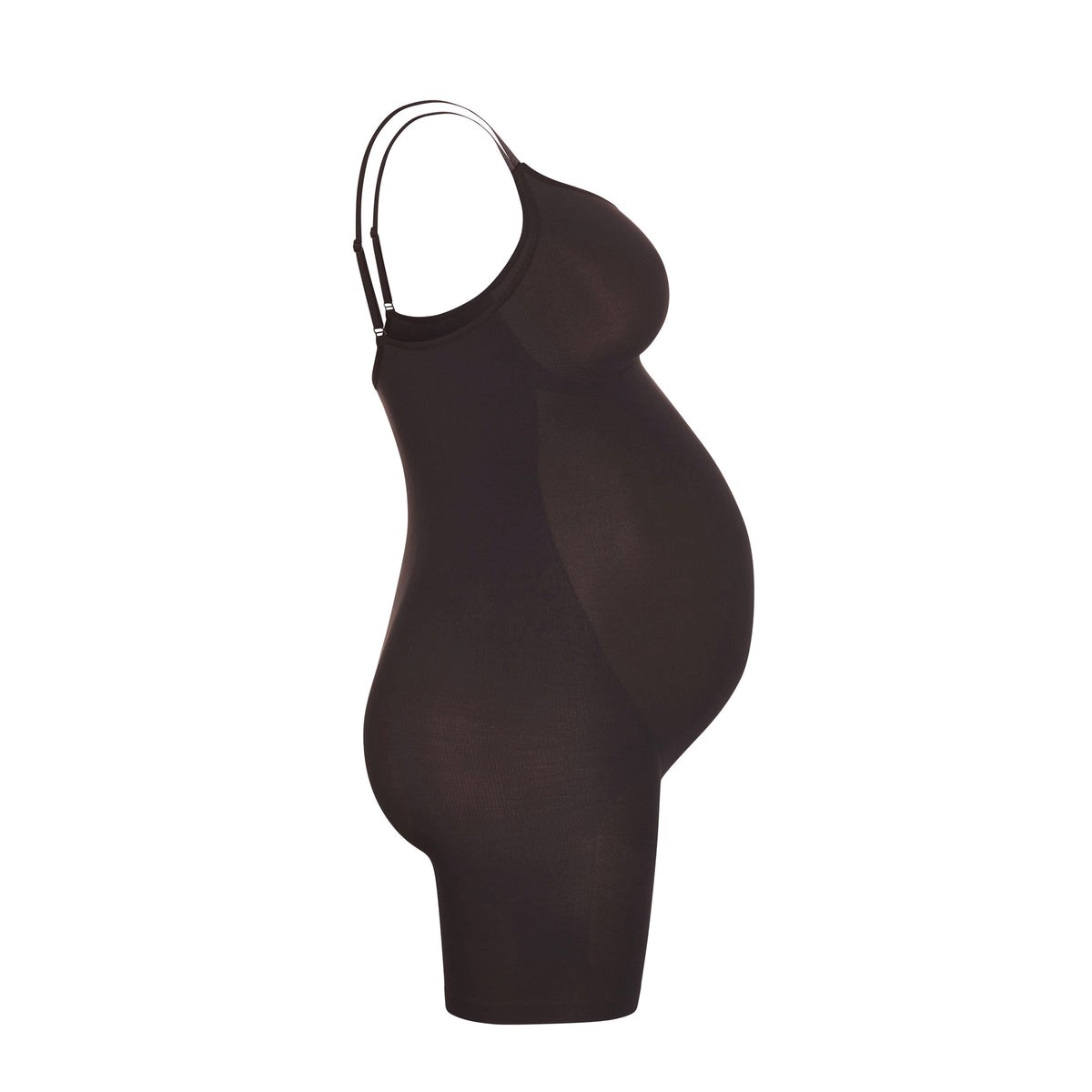 SKIMS Maternity Sculpting Bodysuit Mid Thigh Onyx | 601UAJRTE