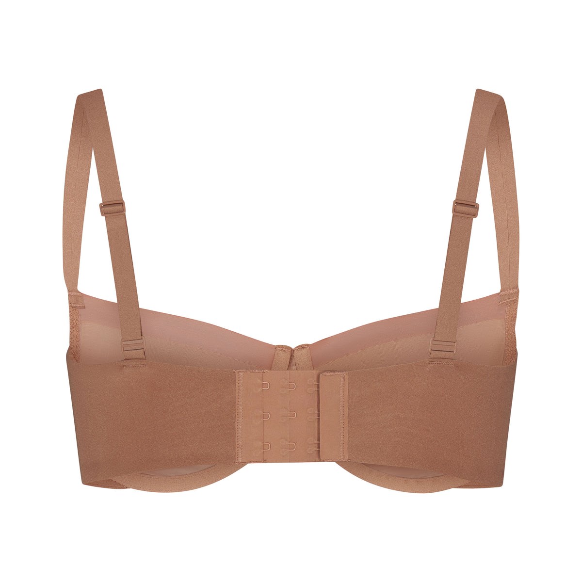 SKIMS No Show Molded Unlined Balconette Bra Sienna | 049YCHTAL