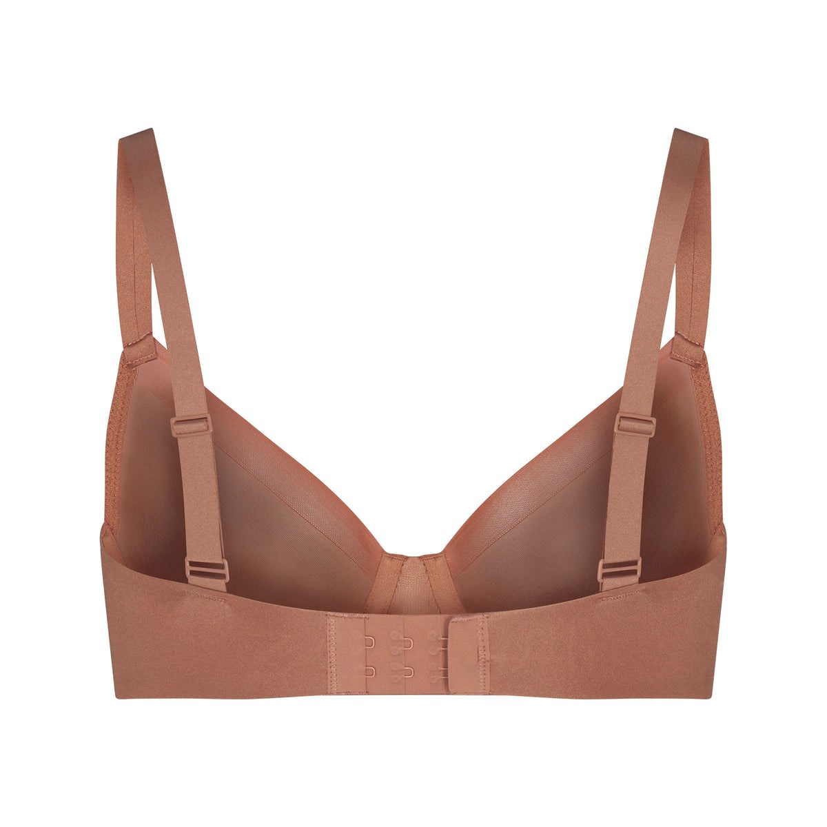 SKIMS No Show Molded Unlined Demi Bra Sienna | 180DJXPEN