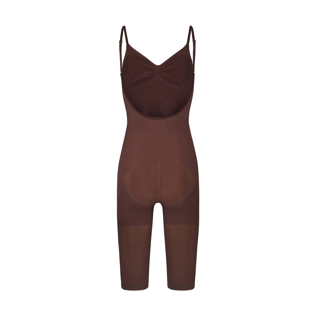 SKIMS Seamless Sculpt Low Back Bodysuit With Hosiery Leg Cocoa | 281TWOHDI