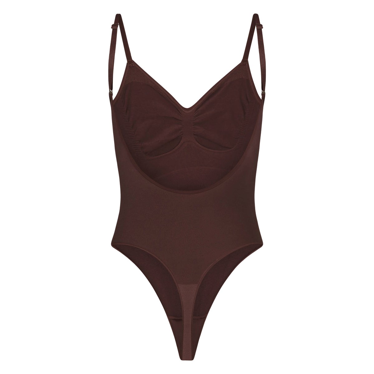 SKIMS Seamless Sculpt Low Back Lanières Bodysuit Cocoa | 091TGKSXE