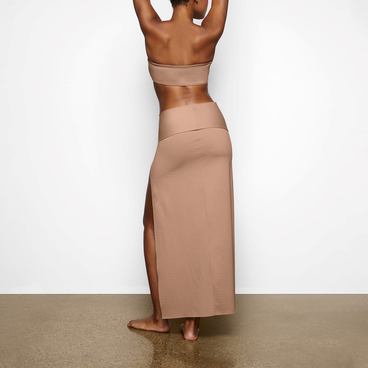 SKIMS Shaping Swim Long Skirt Sienna | 502PIREKZ