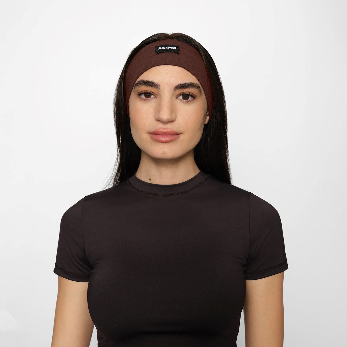 SKIMS Skims Seamless Headband Brunette | 874WNHUIM