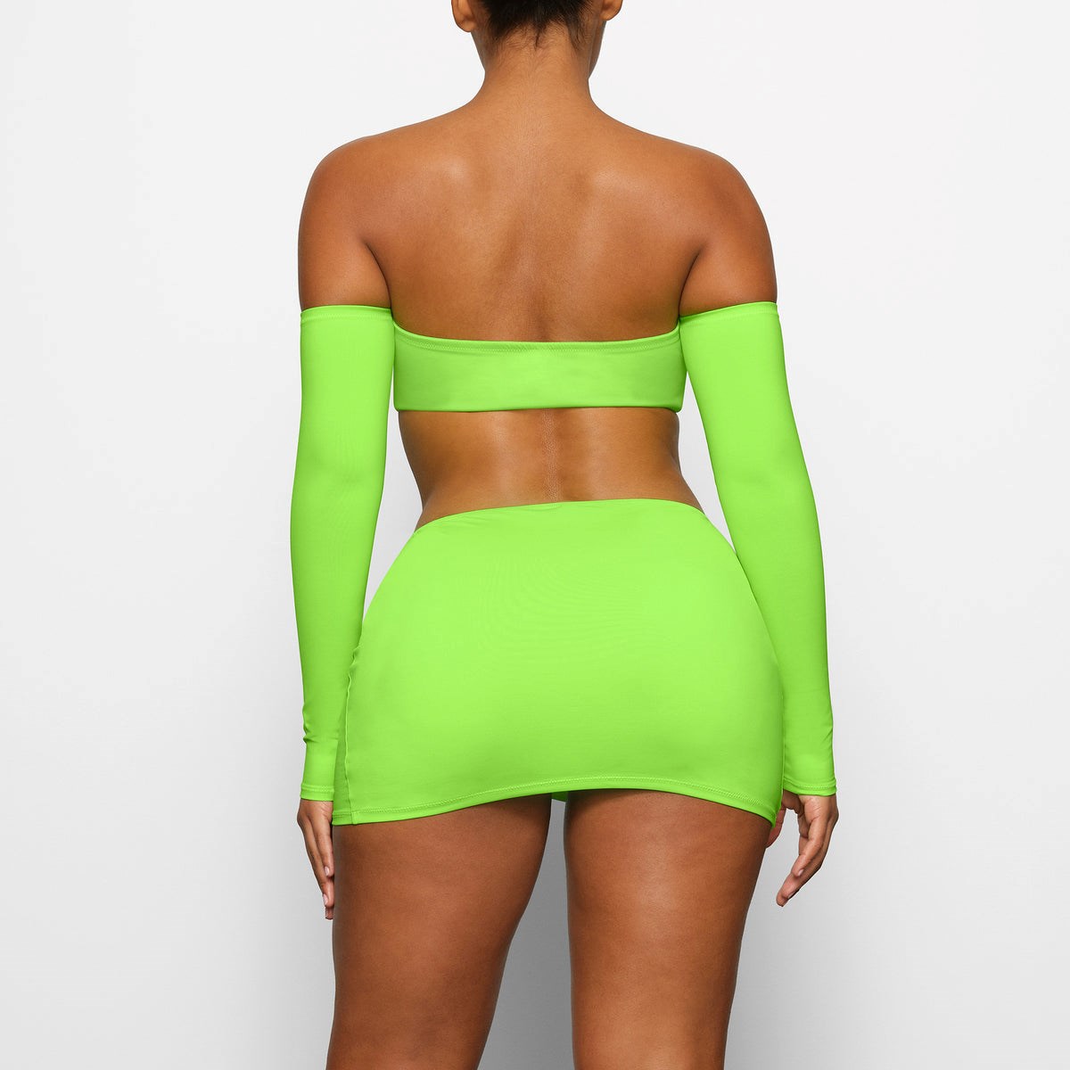 SKIMS Swim Long Sleeve Bikini Top Vert | 806VKFXOG