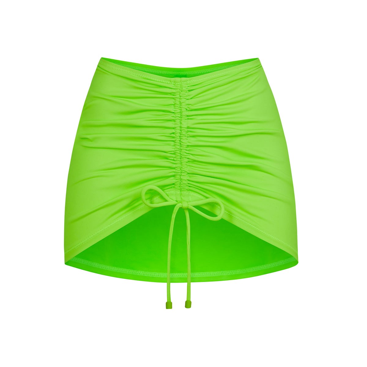 SKIMS Swim Ruched Mini Skirt Vert | 167NTMFHY