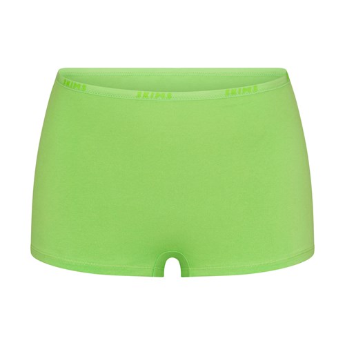 SKIMS Coton Logo Hot Pant Vert | 571OSITWX