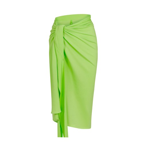 SKIMS Cover Up Tie Sarong Skirt Vert | 187BUPILS