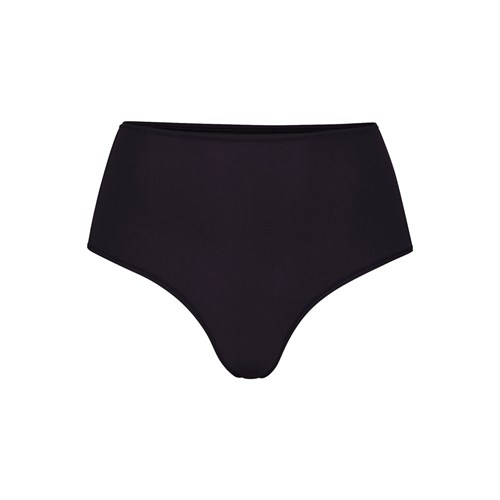 SKIMS Fits Everybody High-waisted Lanières Onyx | 089GNOQLA