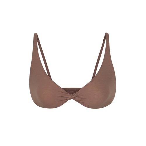 SKIMS Fits Everybody Skimpy Scoop Bralette Umber | 930DYLEOP