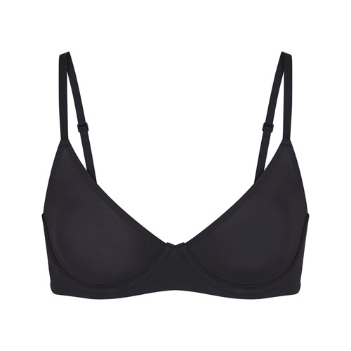 SKIMS Fits Everybody Unlined Demi Bra Onyx | 249UCMTKA