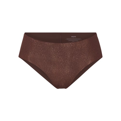 SKIMS Naked Shine Bikini Cocoa | 703ZBRHJU