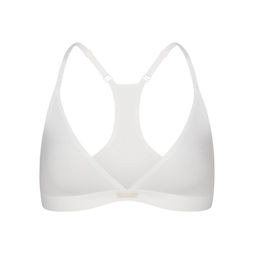 SKIMS Smooth Rib Racerback Triangle Bralette Marble | 716JCGBEK