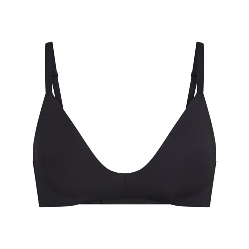 SKIMS Wireless Form T-shirt Demi Bra Onyx | 094RQZFKL